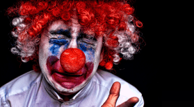 Crying clown