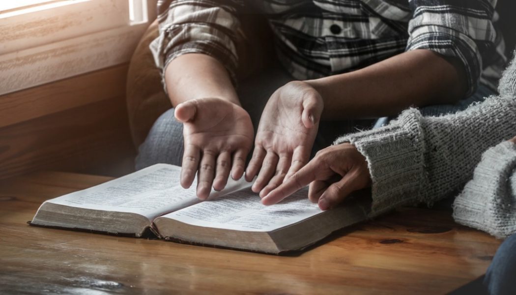 Couple reading the Bible