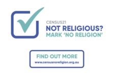 Census 21 in Australia: Mark ‘no religion’.