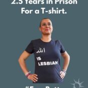 Ibtissame “Betty” Lachgar: Sentenced to 30 Months for a T-Shirt